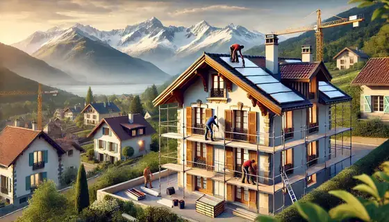 Chantiers de rénovation à Divonne-les-Bains : modernité et charme historique